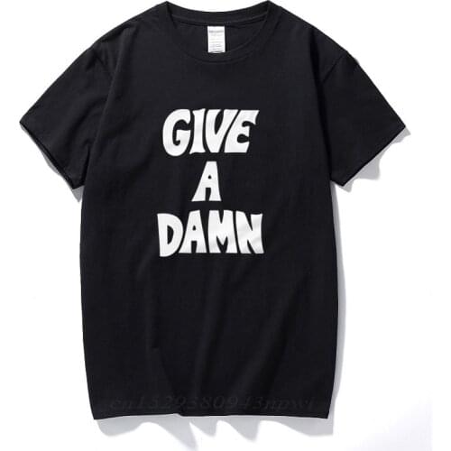 Give A Damn As Worn By Alex Turner T-Shirt 100% PSwagium Cotton Music Gift Top Camisetas Hombre Fashion Short Sleeves Tee Shirt