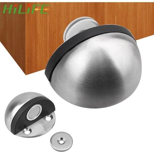 HILIFE Door Holder Magnet Door Stops Door Stopper Hidden Doorstop Furniture Hardware Home Improvement Stainless Steel
