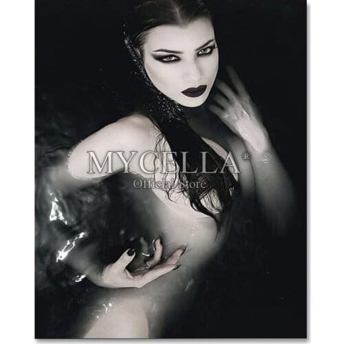 Sexy woman 5D DIY Diamond Painting gothic beauty Diamond Embroidery Cross Stitch Needlework Diamond Mosaic Home Christmas Gift