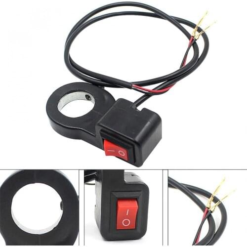 Motorcycle Switches Universal Waterproof Motorcycle Handlebar Switch ON-OFF Button LED Headlight Scooter Switch for Motorcycle