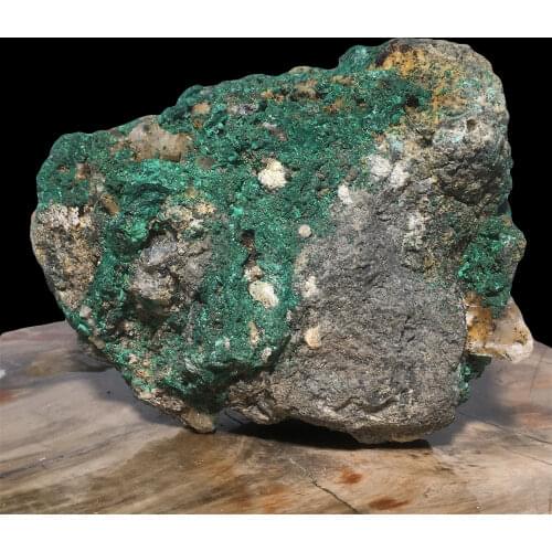 Natural Malachite Quartz Crystal Polished Mineral Fashion Gift Home Decor Rough Green Gemstone Specimen Reiki Massage Palm