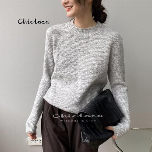 Autumn Winter Sweaters Women Long Sleeve Knitted Sweater Casual Pullovers Sweaters For Female Top