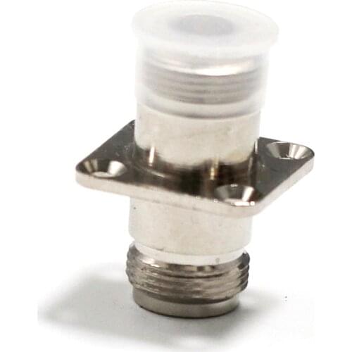 1pc N female jack switch N female jack RF Coax Adapter convertor Straight 4-hole panel mount Nickelplated NEW wholesale