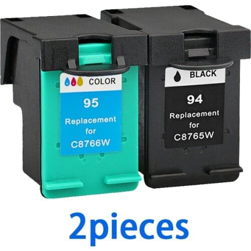 XiongCai Compatible ink cartridges For HP 94 95 Deskjet 5740 6840 9800 9860 6540 Officejet 6210 7410 printers For HP94 For HP95
