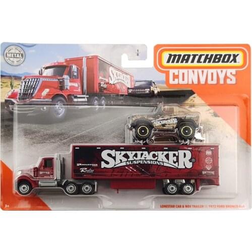 Matchbox GBK70 Collection series LONESTAR CAB BOX TRAILER Toys For Childen Collect Gifts