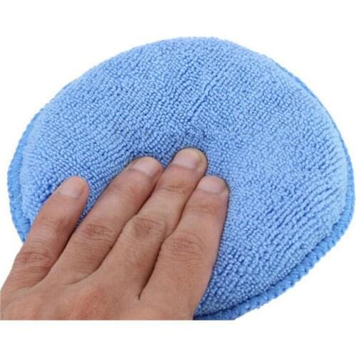 5" Diameter Microfiber Wax Applicator Polishing Sponges Pads Car Washer Sponges Car & motorcycles Accessories Blue