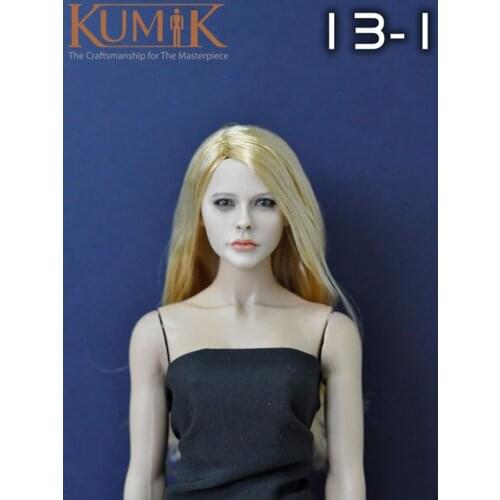 1:6 Head Sculpt Beautiful Female Girl Young Lady Woman Head Doll Carving Model 2013 Series 13-1 13-12 For 12" Action Figure Toys