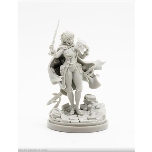 30mm Resin Figure model kits King-dom death Court Investigator Unassembled and unpainted 043