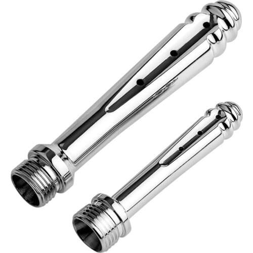 Anal Douche Enema Metal Butt Plug Adult Sex Toys For Men Women Vagina Anus Cleaning Shower Anal Cleaner Erotic Ass Plug