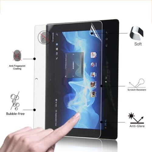 Anti-Glare Screen Protector tablet Matte Film For Sony Xperia S SGPT1211 9.4" Anti-Fingerprint Guard panel with Retail Package