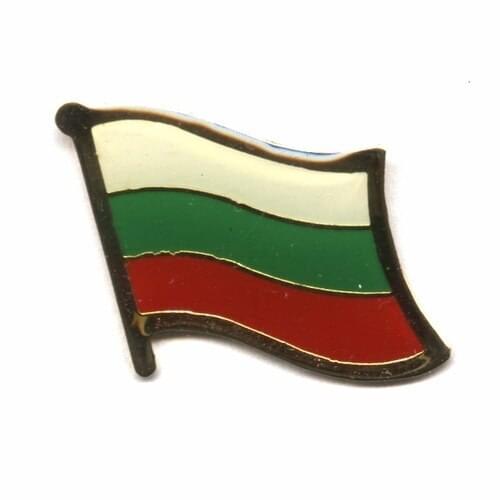 Bulgaria single flag pin badge