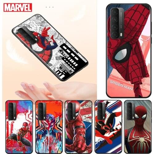 Marvel Avengers Spider-Man For Huawei Y9S Y9A Y9 Y8P Y8S Y7P Y7A Y7 Y6S Y6 Y5P Y5 PRO Lite Prime 2020 2019 2018 Phone Case