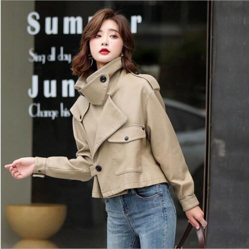 Demosi Womens Fashion Leather Jackets