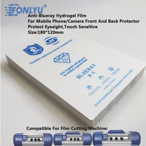 FONLYU Mobile Phone Hydrogel Film Cutting Machine For IPhone Samsung Tablet Front Back Protective Film Cut DIY Sticker Plotter