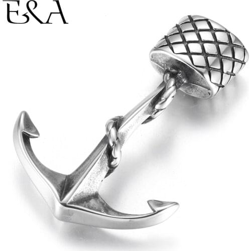 Stainless Steel Anchor Curved Hook Lozenge Hole 10*5mm Bracelet Clasp Jewelry Making Findings DIY Supplies Accessories Wholesale