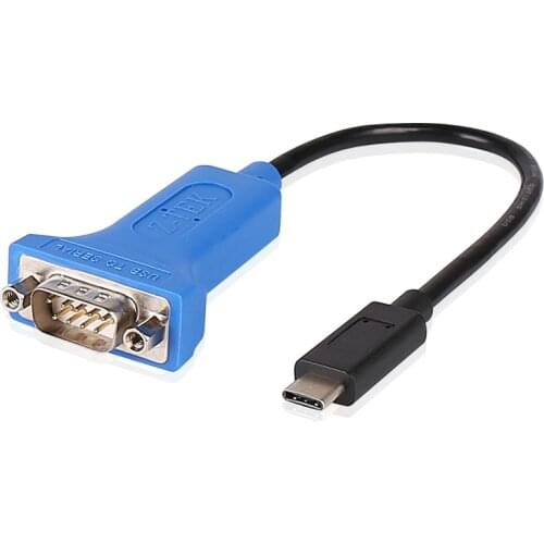 USB Type-C USB-C to RS232 serial converter adapter cable win10 type c to db9 COM Converter 0.2M