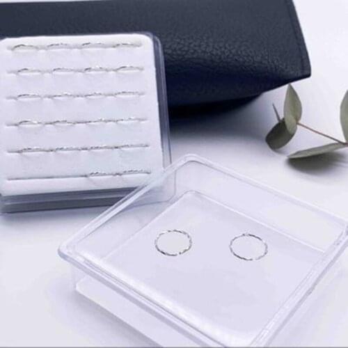 24 pieces of 925 pure silver nose ornaments, simple round flower, 10mm puncture nose ring, nose nail and Earrings