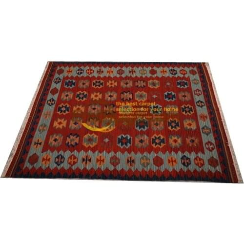 Kilim Carpet Wool Handmade Carpet Home Carpets For Living Room Geometric Carpet Bedroom Turkish Prayer Rugs Natural Sheep Wool