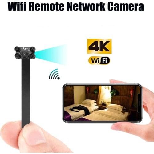 HD 4K DIY Mini Camera Wifi Network Webcam IP P2P Camera Wireless Cam Camcorder Night Vision Micro Camera Small Mini Webcam