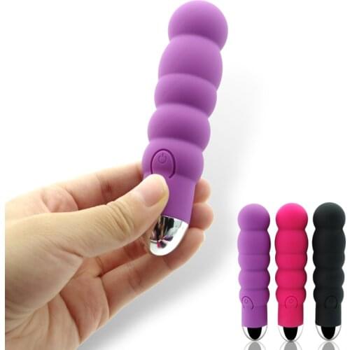 Powerful 7 Speed Vibration Magic Wand Rechargeable Multispeed Vibrator Body Massager Adult Toy for Women Vibrating Massage Stick