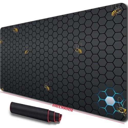 Hot Sale Honeycomb Shape Extra Large Mouse Pad Table Mat Game Natural Rubber Non-slip Mouse Pad with Seaming Game Mouse Pad Xxl