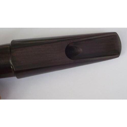 Excellent ebony wood tenor saxophone mouthpiece # 7 good Materials & tone