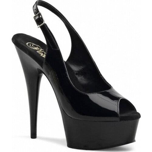 6 inch sexy High Heel Shoes summer Womens Sandals 15cm cheap high quality white rhinestone Womens Dance Shoes