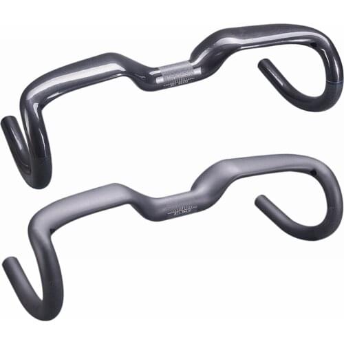 Full UD Carbon Fiber Road Bike Handlebar Bicycles Bent Bar Matte Glossy Finish Cycling Parts Width 400/420/440mm