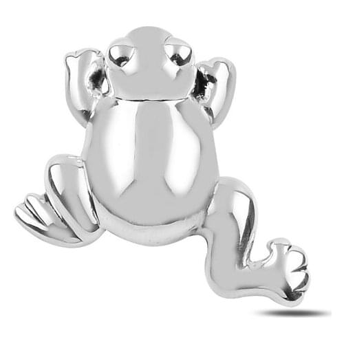 Silverlina Silver Frog Electroform Pendant