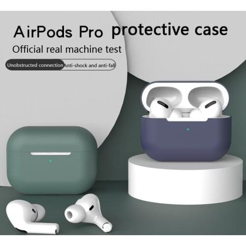 Silicone Case For Apple Airpods Pro 3 Case Wireless Bluetooth Protective Cover Headset Accessories For Air Pods Shockproof Case
