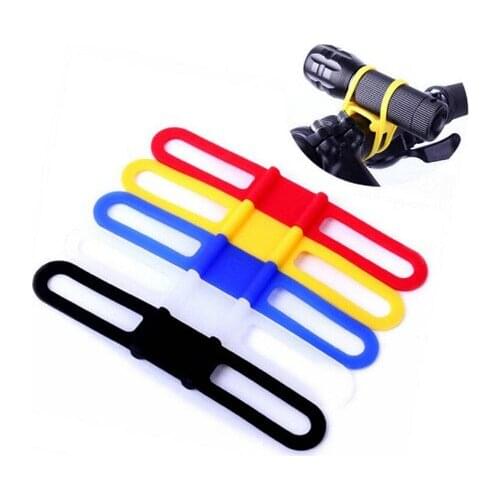 High elastic silicone used for bicycle lamp binding