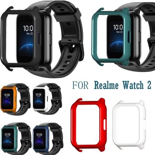 Protective Case Cover For Realme Watch 2 Smartwatch Replacement Pc Protector Case Accessories Durable Frame Plastic Shell Bumper