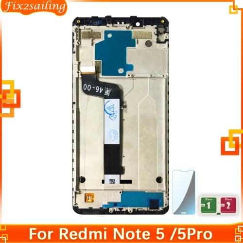 AAA Quality LCD No /With Frame For Xiaomi Redmi Note 5 Pro LCD Display Screen Replacement For Redmi Note 5 LCD Snapdragon 636