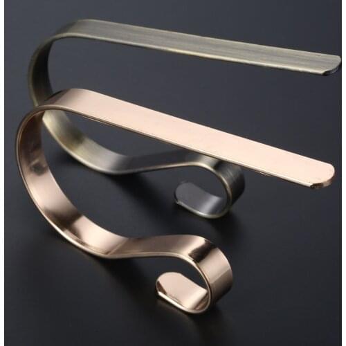 1 pc Christmas Stocking Holder Hanging Hooks Buckles Fireplace Mantel Self Adhesive Hanger for Christmas Party Ornament 120mm