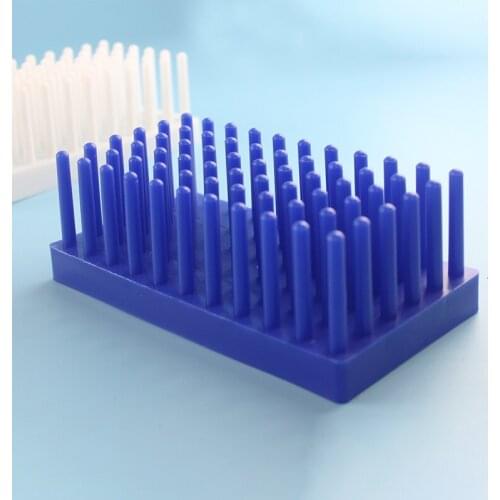 1pcs lab 66/102column plastic column type thickening test tube rack can be inverted socket