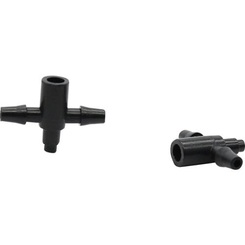 3-Way 3/5mm Hose Splitters Arrow Dripper Connectors Greenhouse Micro Drip Irrigation Fittings Connector For 3mm Emmiters 100Pcs