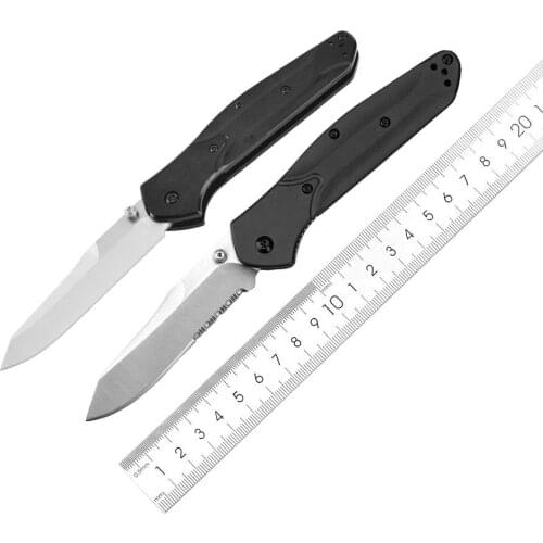 2021 NEW 940 Osborne Folding Blade S90V Pocket Hunting Knife Nylon Glass Fiber Handle EDC Tactical Rescue Survival Box Sheath