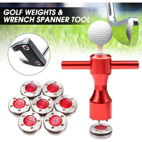3pcs/set 1*Wrench + 2*Golf Weight 10 15 20 25 30 35 40g Professional Golf Club Heads For Titleist for Scotty for Cameron Putter