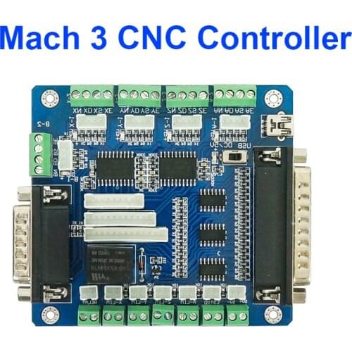 5 Axis Mach3 CNC Controller Board For Machine Stepper Motor With USB Interface
