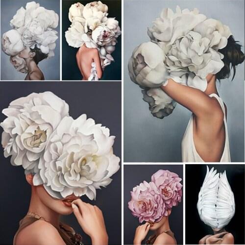 DIY 5D Flower Decoration Diamond Painting Full Round&Square Drill Embroidery Cross Stitch Kit Mosaic Needlework Wall Artwork