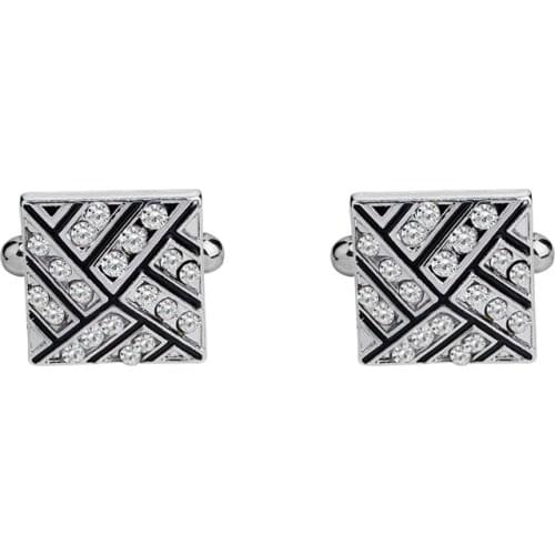 Bonito Gemelos Classic Silver-color Mens Cufflink Luxury gift Party Wedding Suit Shirt Cuff links