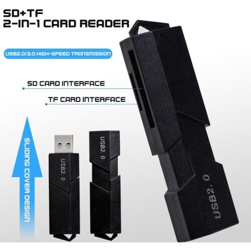CUR2 Card Reader TF Card SD High Speed USB3.0 Memory Card Adapter 2.0 Multi-Function Card Reader