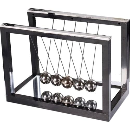 Wooden Base Newton Pendulum Ball Billiard Ball Bump Ball Everlasting Ball Birthday Gift Creative Home Decorations Gift For Kids