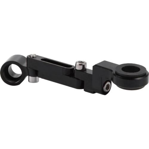 Motorcycle Fluid Reservoir Brake Clutch Master Cylinder Mount Bracket black