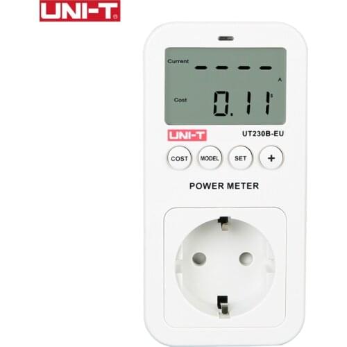 UNI-T UT230B-EU wattmeter Voltage Current Cost Frequency Power Meter LCD Energy Consumption Monitor