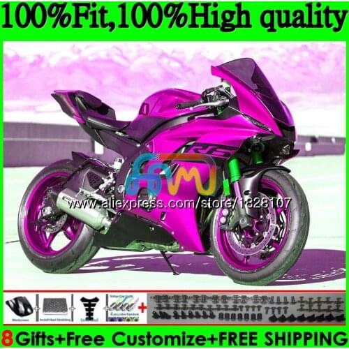 Glossy rose Injection OEM For YAMAHA YZF600 YZF R6 YZFR6 17 18 19 118BS.41 YZF 600 R 6 YZF-600 YZF-R6 2017 2018 2019 Fairings