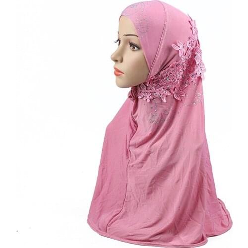 Beautiful Merly One Piece Long Hijab with Lace
