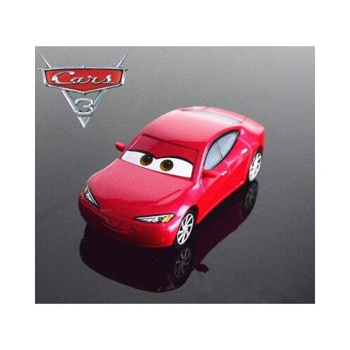 Disney Pixar Cars 3 Cartoon Car NATALIE CERTAIN 1:55 Scale Diecast Metal Alloy Modle Cute Toys For Children Gifts