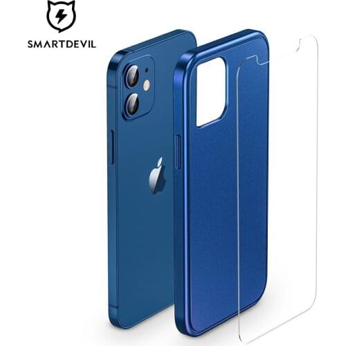 SmartDevil Frosted Plating Protective Case For iPhone 12 Pro 12 Mini Back Case For iPhone 12 Pro Max Protective Soft Phone Cover