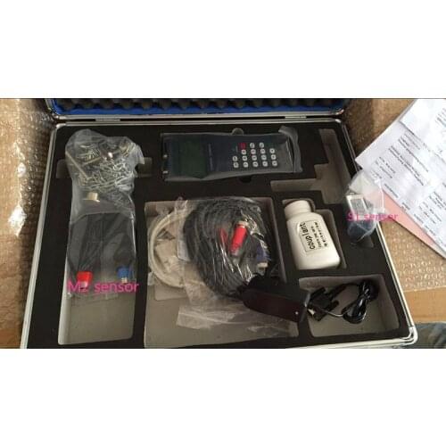New TDS-100H-M1/M2 +S1/S2 Handheld Ultrasonic Flow Meter Flowmeter with Clamp on Sensor (DN15-700mm)